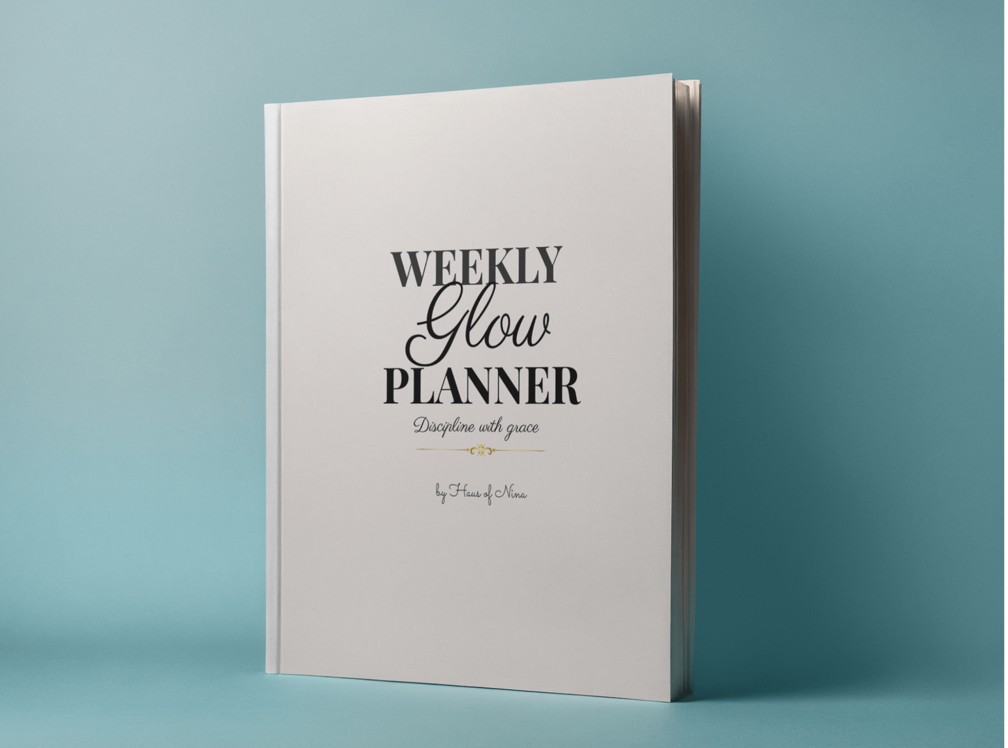 Weekly Glow Planner-Printed